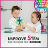 image:imageCurious 2 Learn Building Blocks 300ct  STEM Toys for Creativity  4 Year Old Boy Birthday Gift  Interlocking Discs Set  5 Year Old Boy Birthday Gift  Educational ToysPastel