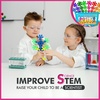 image:imageCurious 2 Learn Building Blocks 300ct  STEM Toys for Creativity  4 Year Old Boy Birthday Gift  Interlocking Discs Set  5 Year Old Boy Birthday Gift  Educational ToysMulti Color