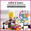 image:imageCurious 2 Learn Building Blocks 300ct  STEM Toys for Creativity  4 Year Old Boy Birthday Gift  Interlocking Discs Set  5 Year Old Boy Birthday Gift  Educational ToysPastel