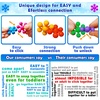 image:imageCurious 2 Learn Building Blocks 300ct  STEM Toys for Creativity  4 Year Old Boy Birthday Gift  Interlocking Discs Set  5 Year Old Boy Birthday Gift  Educational ToysMulti Color