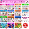 image:imageCurious 2 Learn Busy Book for Toddlers 35  Montessori Preschool Learning Activities Velcro Sensory Toy Travel Toys Airplane Car 28 Activities with Carry Bag amp Markers  PreK Gift Boys GirlsPink