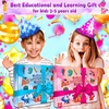 image:imageCurious 2 Learn Hardcover Preschool Activity Workbook for Kids Ages 35  32 Montessori Learning Activities with 9 Markers  ABC Numbers Colors amp Shapes  Educational Gift for Boys amp GirlsPink