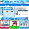 image:imageCurious 2 Learn Hardcover Preschool Activity Workbook for Kids Ages 35  32 Montessori Learning Activities with 9 Markers  ABC Numbers Colors amp Shapes  Educational Gift for Boys amp GirlsBlue