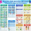 image:imageCurious 2 Learn Hardcover Preschool Activity Workbook for Kids Ages 35  32 Montessori Learning Activities with 9 Markers  ABC Numbers Colors amp Shapes  Educational Gift for Boys amp GirlsBlue