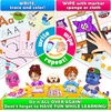 image:imageCurious 2 Learn Hardcover Preschool Activity Workbook for Kids Ages 35  32 Montessori Learning Activities with 9 Markers  ABC Numbers Colors amp Shapes  Educational Gift for Boys amp GirlsBlue
