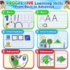 image:imageCurious 2 Learn Hardcover Preschool Activity Workbook for Kids Ages 35  32 Montessori Learning Activities with 9 Markers  ABC Numbers Colors amp Shapes  Educational Gift for Boys amp GirlsBlue